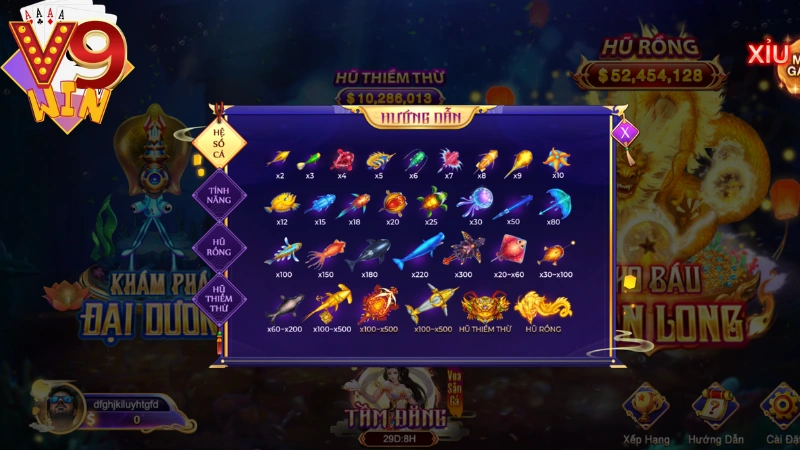 Bắn Cá Oneshot V9WIN - Tựa game bắn cá siêu hot 2025 10 Mục tiêu chính của game là tiêu diệt cá