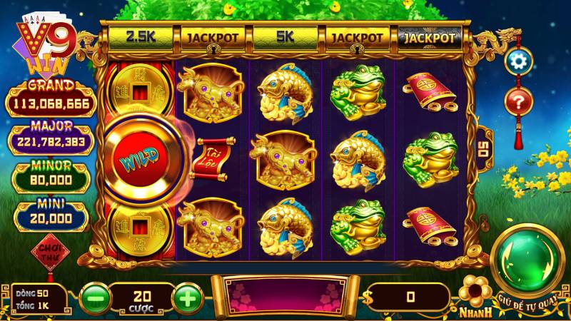 Cung hỷ phát tài V9WIN - Quay hũ đón lộc, nhận thưởng khủng 2 Cung Hỷ Phát Tài dành cho các anh em thích cược nổ hũ lớn