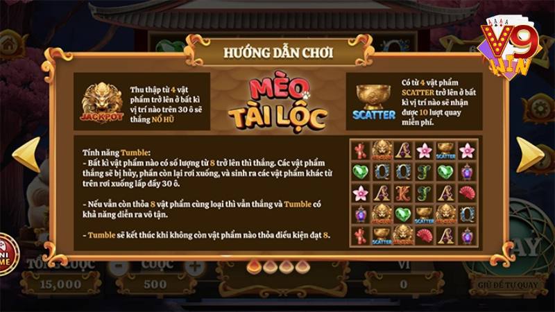 Game có tính năng quay miễn phí giúp gia tăng cơ hội nhân đôi