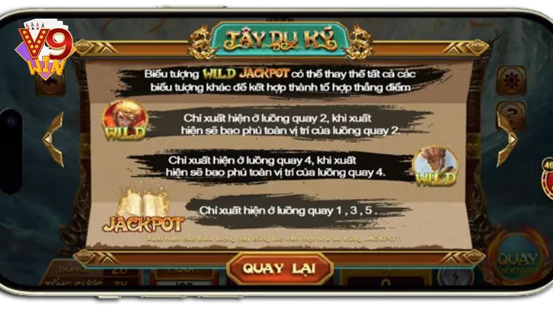 Tây Du Ký V9WIN - Hành Trình săn thưởng cực hấp dẫn, ấn tượng 3 Game có nhiều tính năng và biểu tượng hấp dẫn